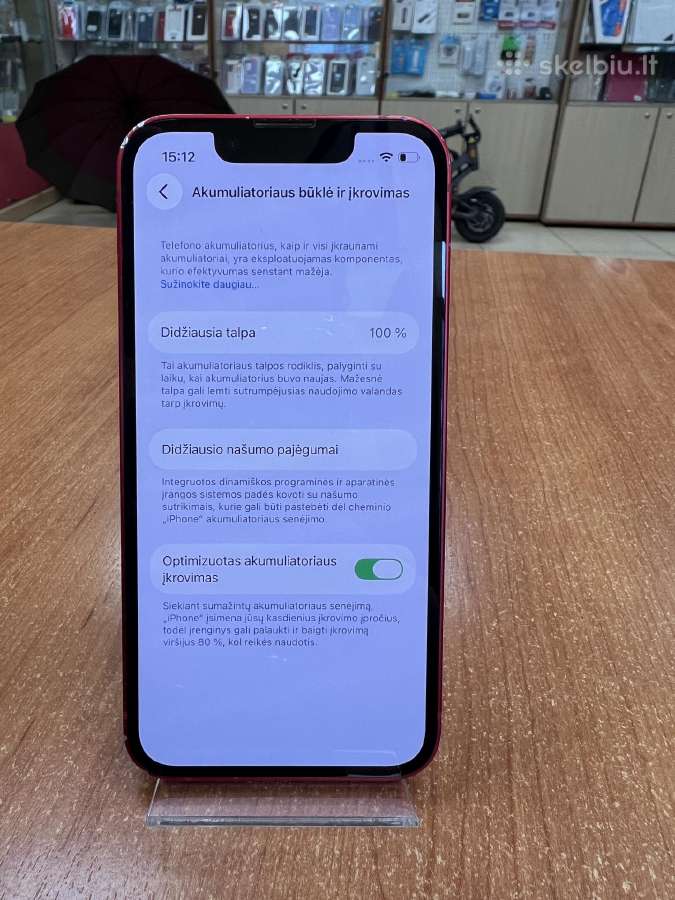 Apple iPhone 13 Mini 128 GB (Naudotas) - nuotraukos Nr. 3