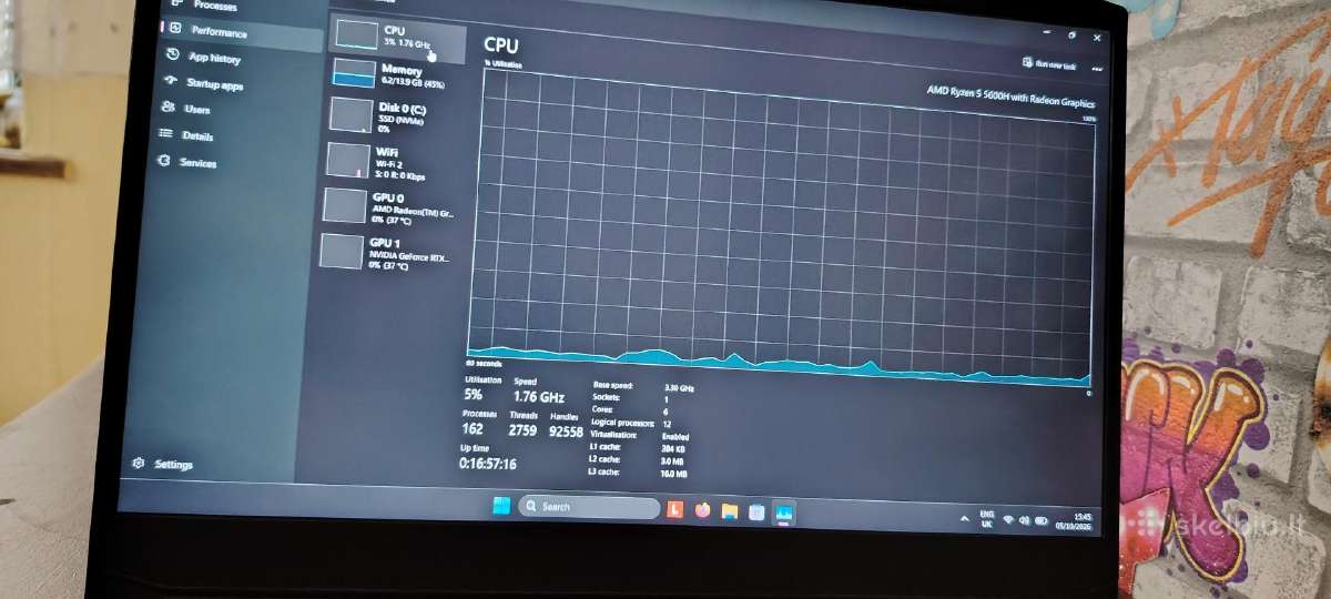 Lenovo Ideapad gaming 3 - nuotraukos Nr. 5