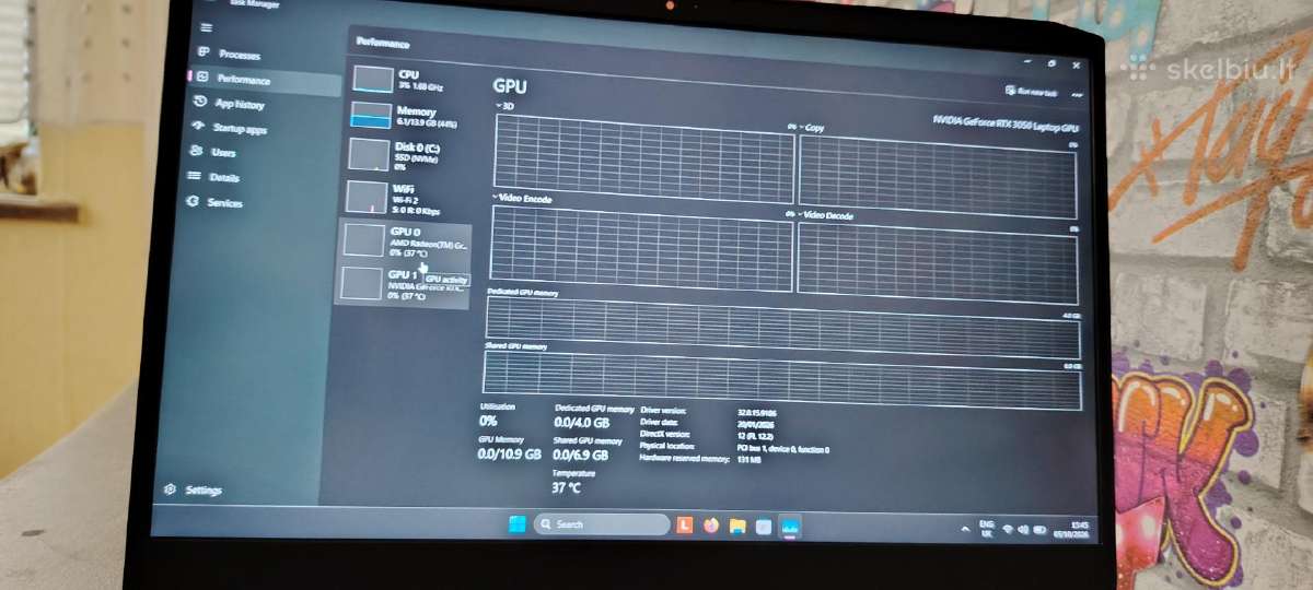 Lenovo Ideapad gaming 3 - nuotraukos Nr. 6