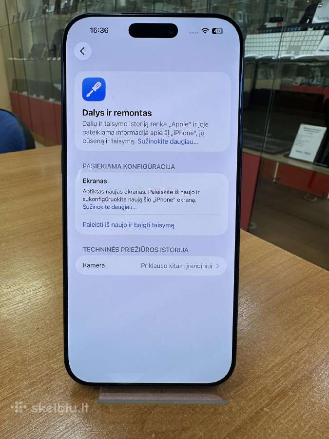 Apple iPhone 17 Pro Max 256 GB (Naudotas) - nuotraukos Nr. 3