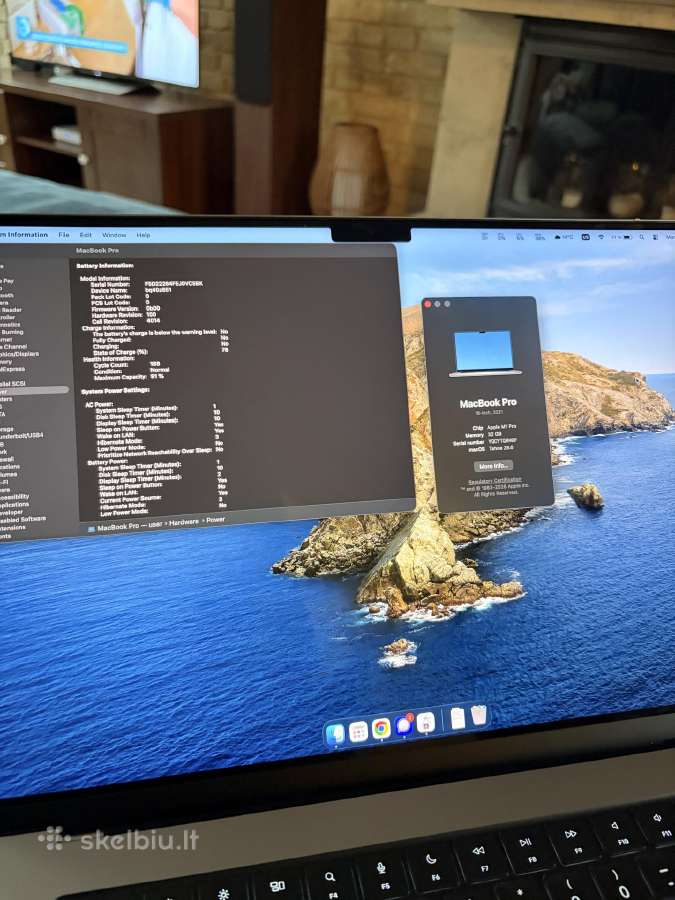 2021 MacBook Pro 16 (M1 Pro/32/512) - nuotraukos Nr. 3