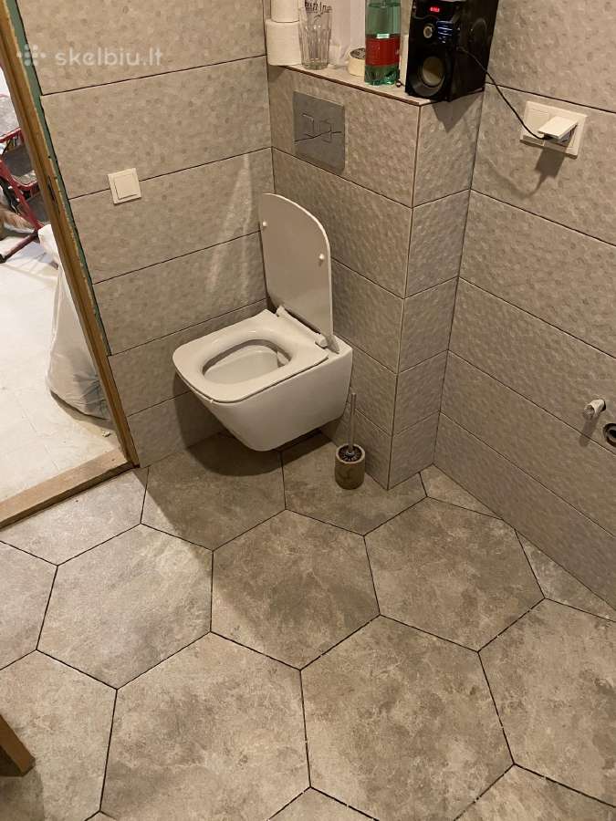 Klijuojame visu rusiu pliteles sukam gipsa - nuotraukos Nr. 16