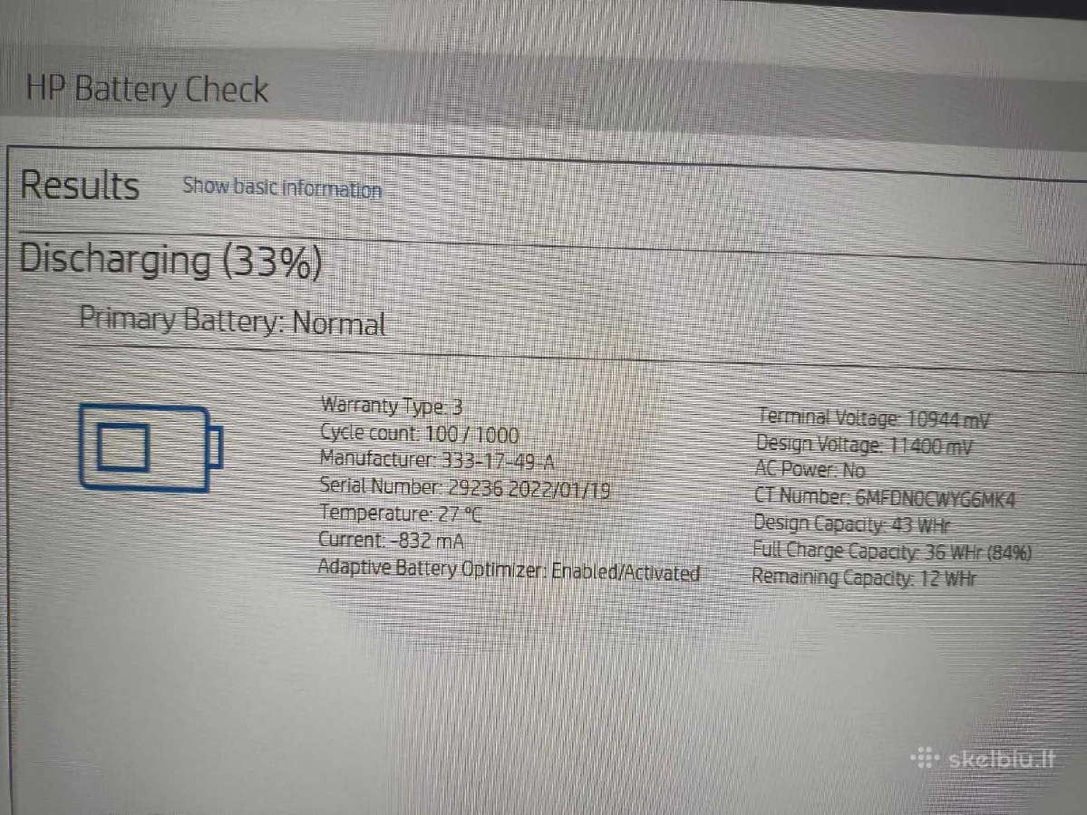 Elitebook 630 G10 i5-1355u 16gb 256gb SSD 17% - nuotraukos Nr. 5