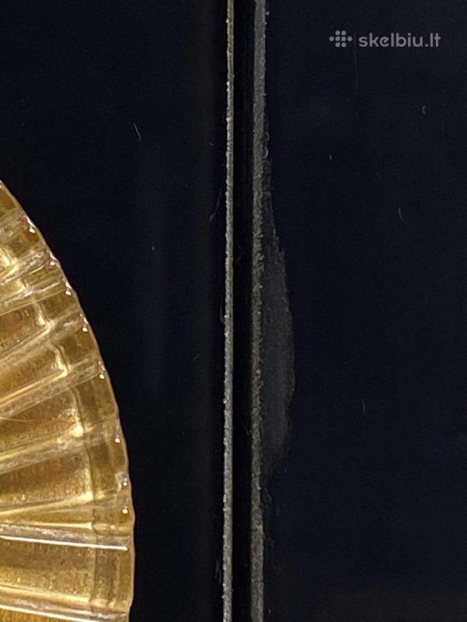 Black murano stiklo komoda su žalvarinėmis detalėm - nuotraukos Nr. 16