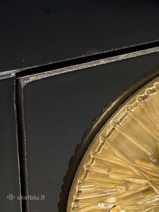 Black murano stiklo komoda su žalvarinėmis detalėm - nuotraukos Nr. 20
