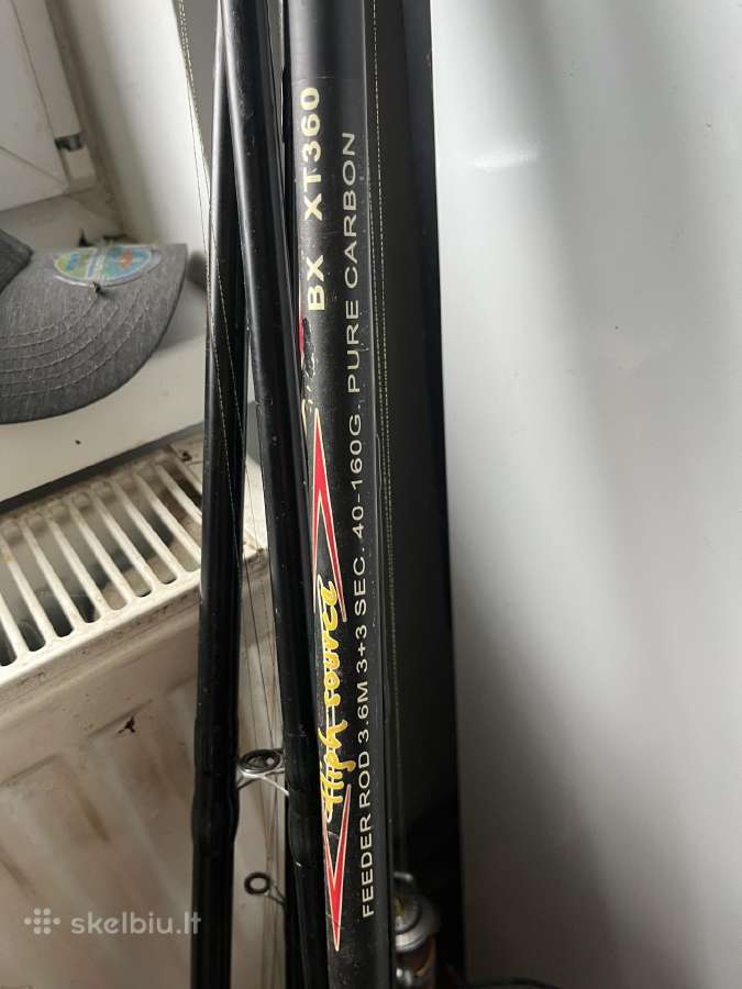 Dvi Feeder tipo meškerės pilni komplektai - nuotraukos Nr. 2