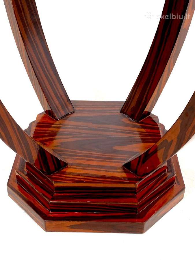 Art deco stiliaus aštuonkampis staliukas - nuotraukos Nr. 7