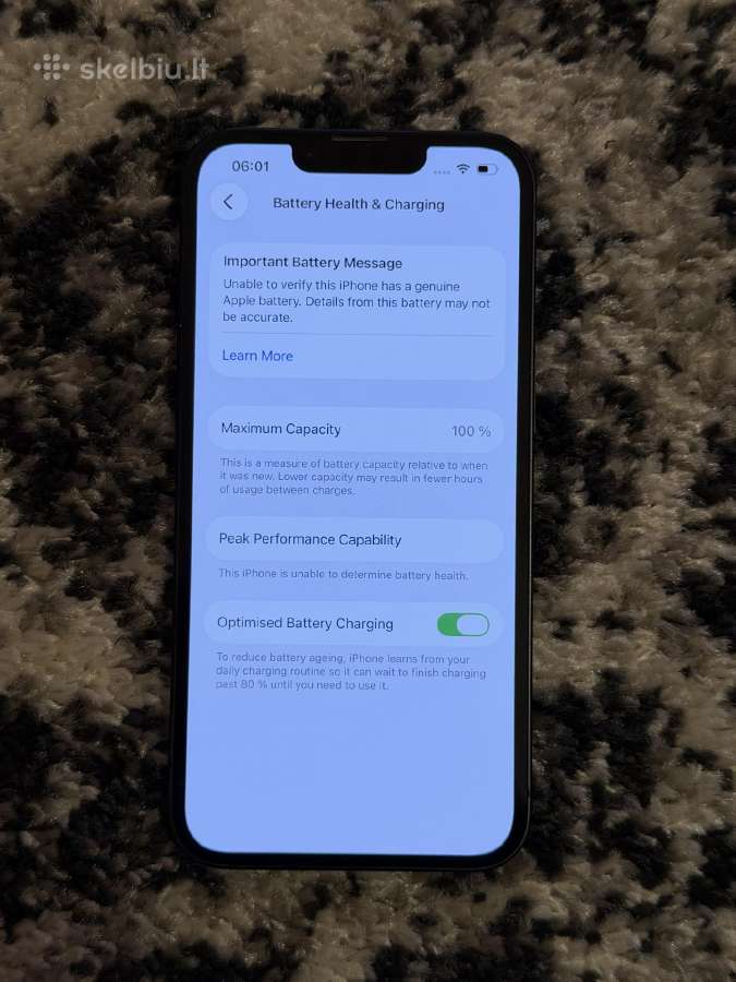 iPhone 13 128gb - nuotraukos Nr. 7