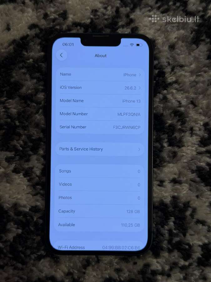 iPhone 13 128gb - nuotraukos Nr. 8