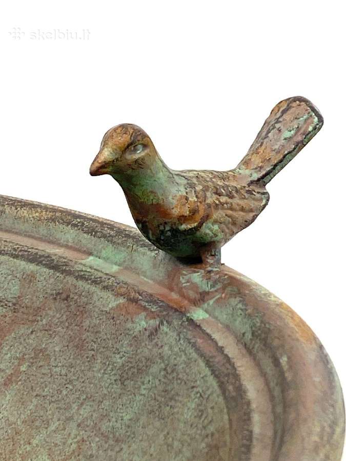 Provanso stiliaus metalinė paukščių girdykla 3v - nuotraukos Nr. 7