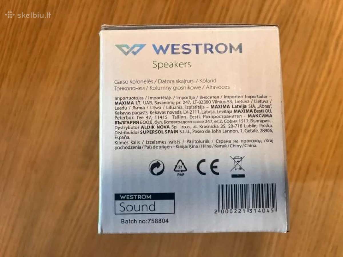 Westrom Hv-ska30 kolonėlės - nuotraukos Nr. 4