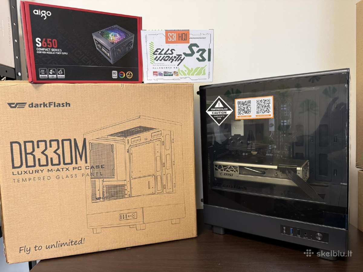 Žaidimų kompiuteris R5 3600-rx 5700-16gb-500gb - nuotraukos Nr. 9