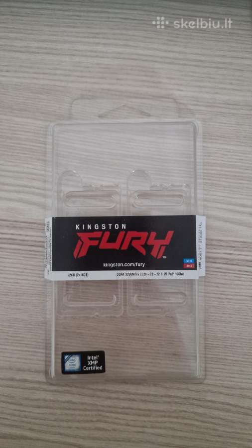 Sodimm Kingston Fury Impact 2x16 GB 3200mhz Ddr4 - nuotraukos Nr. 2