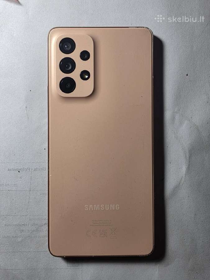 Samsung Galaxy A53 5G idalus auksine spalva - nuotraukos Nr. 3
