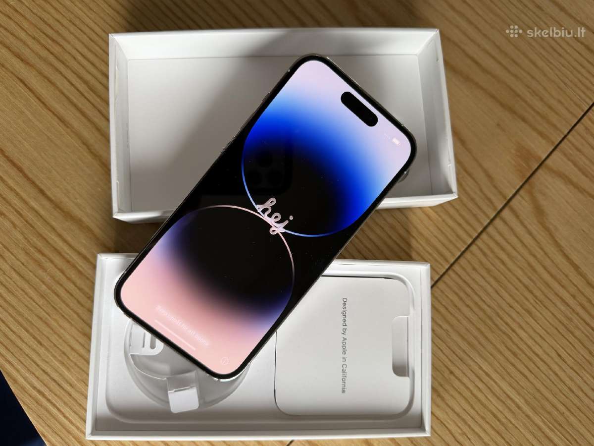 Parduodamas iPhone 14pro 128gb talpos - nuotraukos Nr. 3
