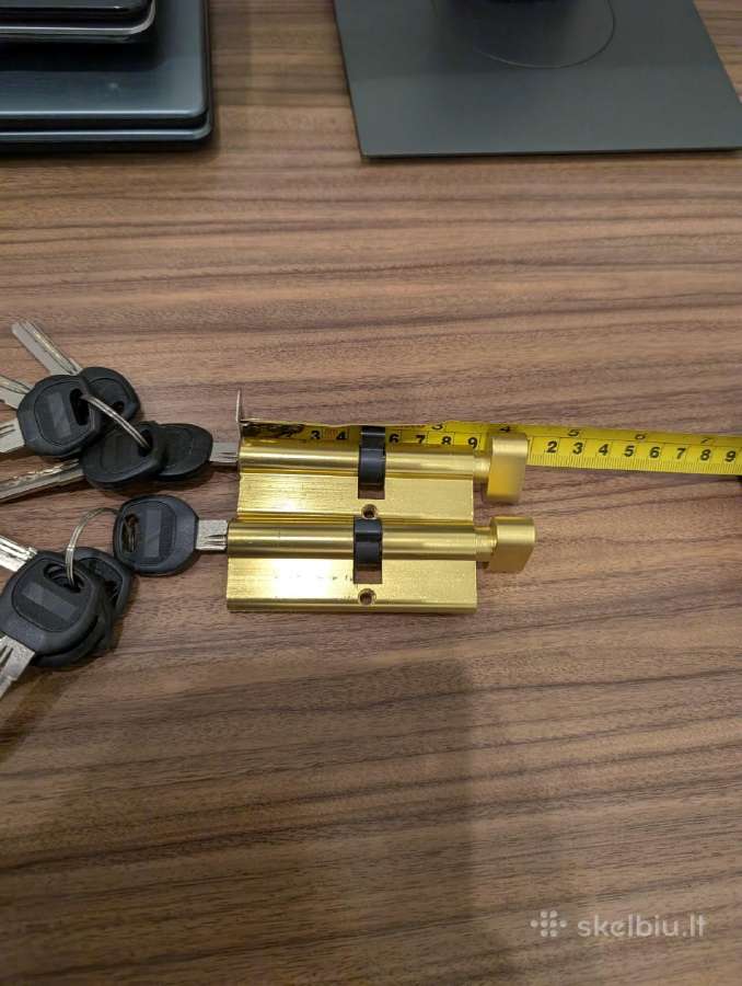 Spyna vidinėms durims su suktuku 4,5 ir 3cm x2 - nuotraukos Nr. 3