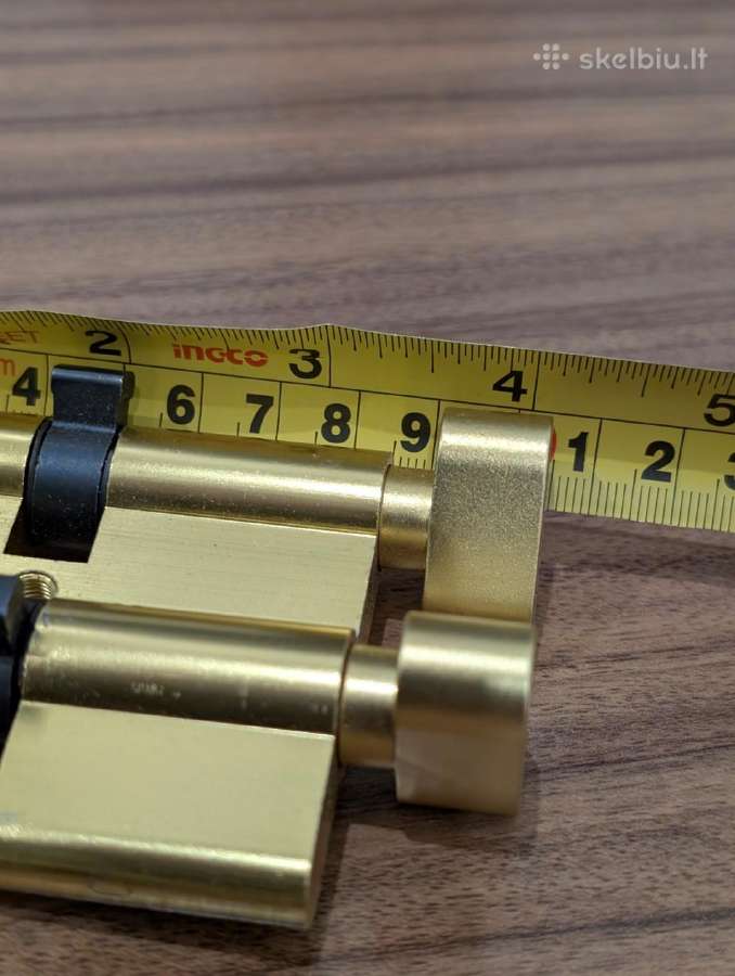 Spyna vidinėms durims su suktuku 4,5 ir 3cm x2 - nuotraukos Nr. 6