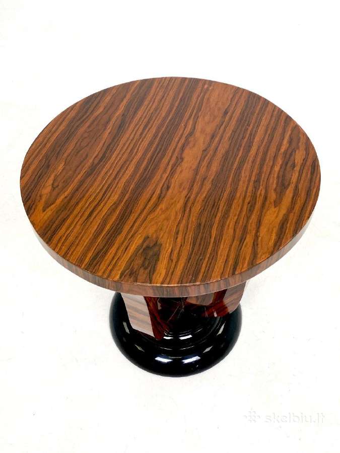 Art deco apvalus staliukas 4v - nuotraukos Nr. 4