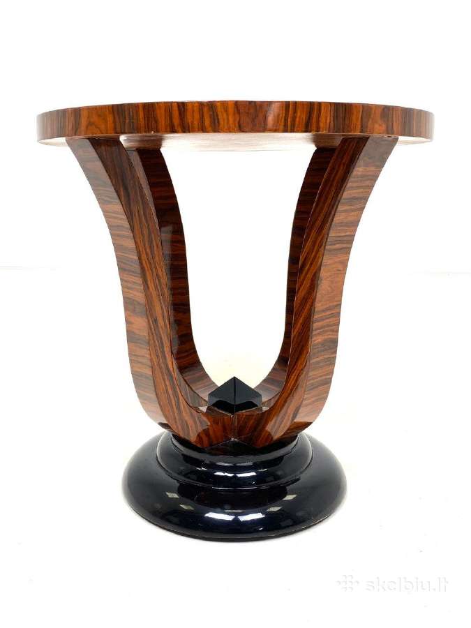 Art deco apvalus staliukas 4v - nuotraukos Nr. 5