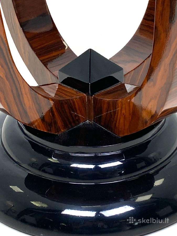 Art deco apvalus staliukas 4v - nuotraukos Nr. 6