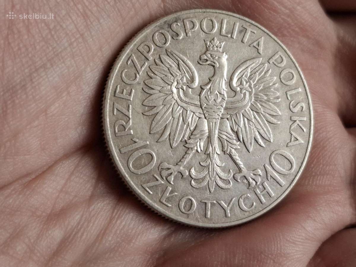 Lenkija 10 zlotų 1933 Traugutas - nuotraukos Nr. 2