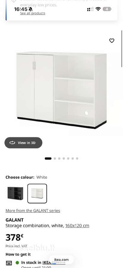 Ikea Galant Lentynos - nuotraukos Nr. 3