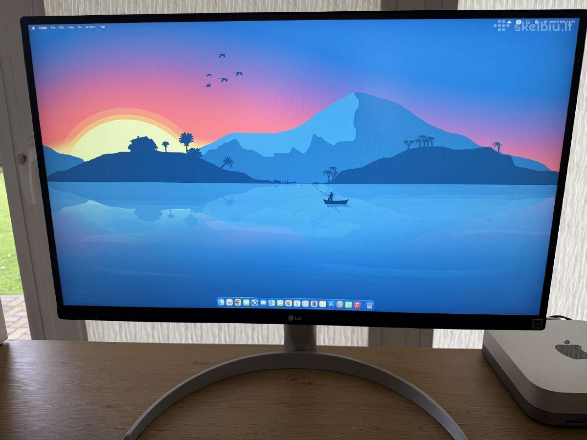 Mac mini M1, LG 4k 27" ir Edifier kolonėlės - nuotraukos Nr. 2