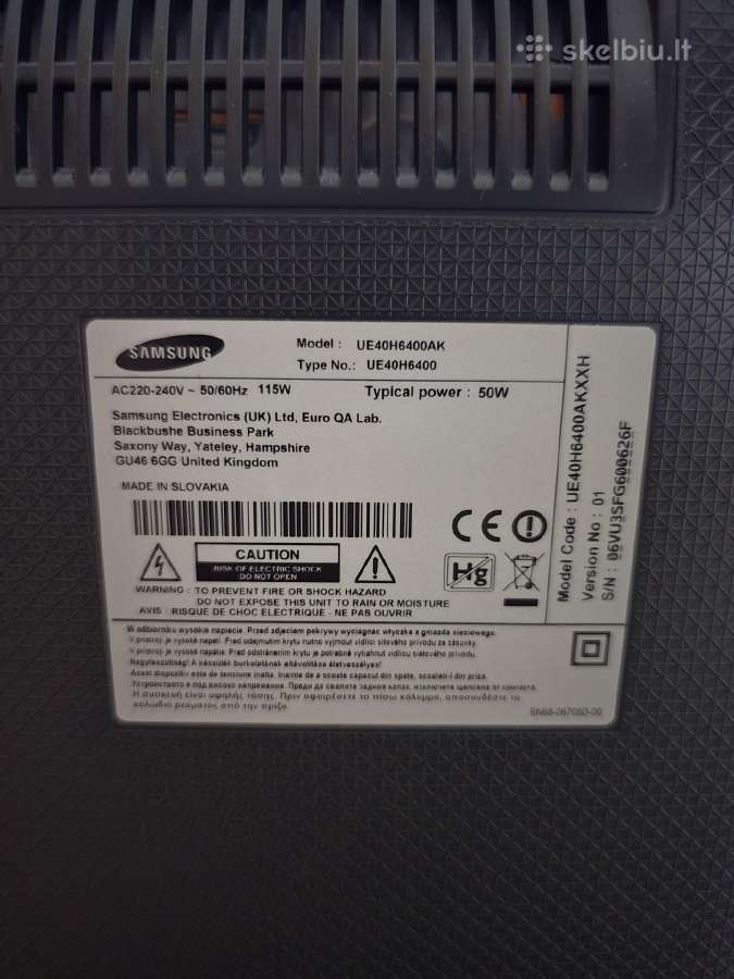 Samsung Ue40h6400ak - nuotraukos Nr. 3