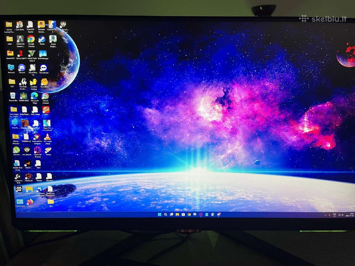 Monitorius Samsung G7 G70 4k - nuotraukos Nr. 3