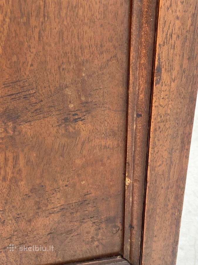 Ąžuolinė, drožinėta komoda su akmeniu - nuotraukos Nr. 28