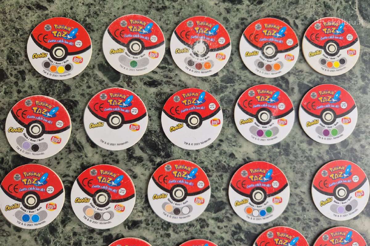 35 Pokemon Tazo + dėžutė - nuotraukos Nr. 5