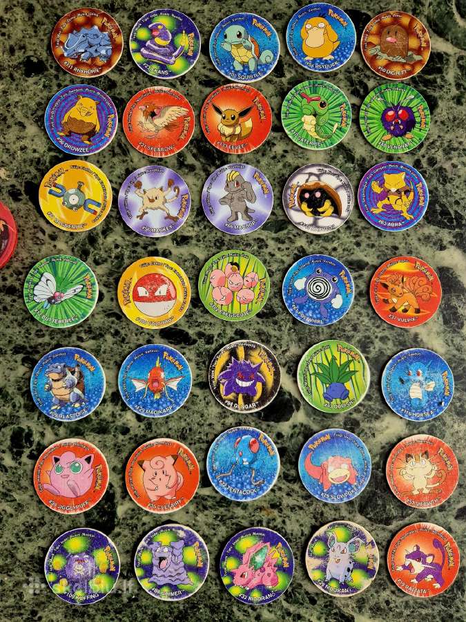 35 Pokemon Tazo + dėžutė - nuotraukos Nr. 12