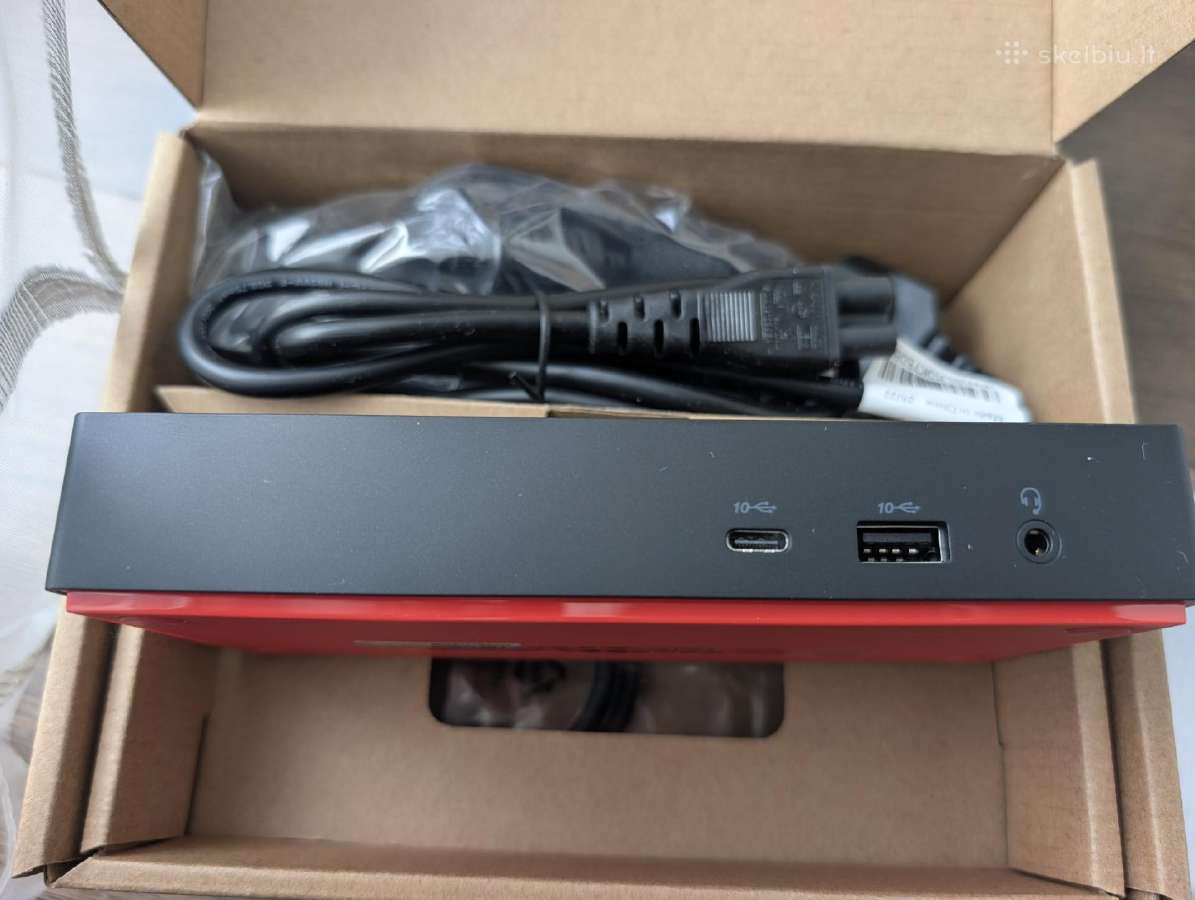 Naujas Lenovo Thinkpad Usb-c docking station'as - nuotraukos Nr. 3