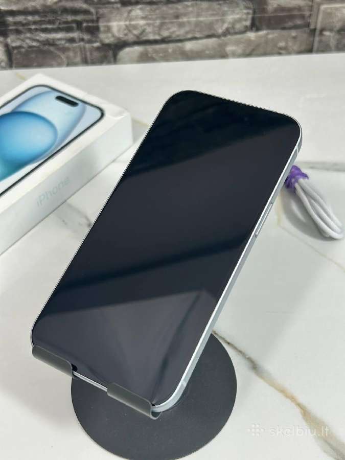iPhone 15 128gb 82% Light Blue - nuotraukos Nr. 8