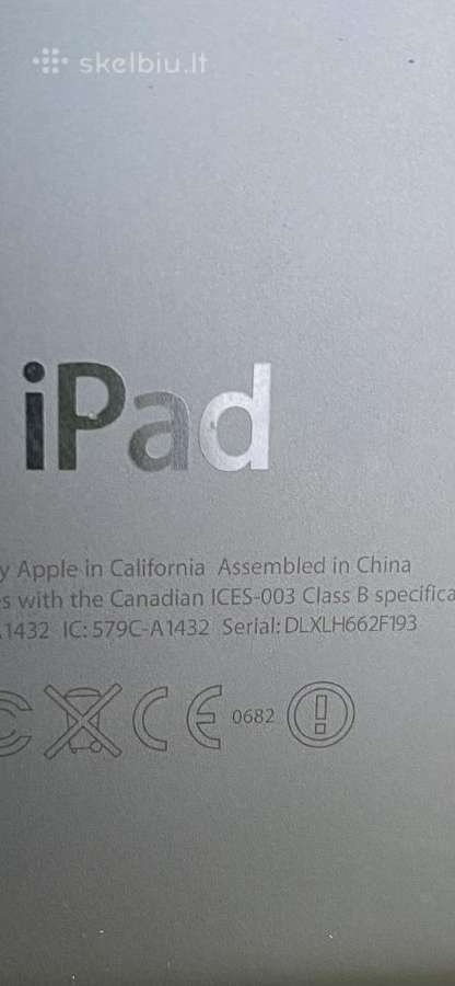 iPad Mini 1st 2012 WiFi 16gb - nuotraukos Nr. 4