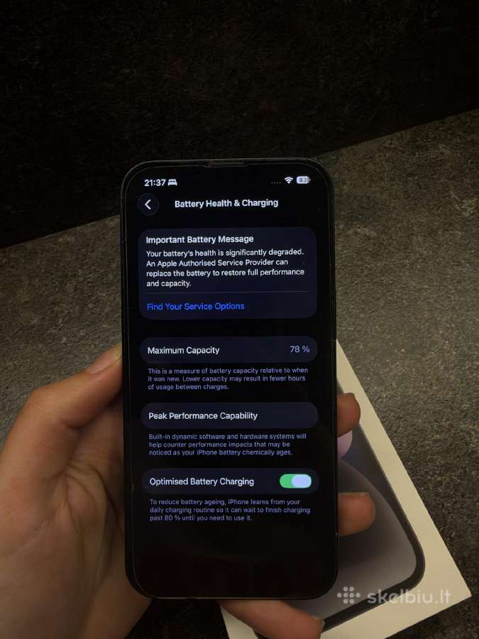Parduodamas iPhone 14 128gb - nuotraukos Nr. 3