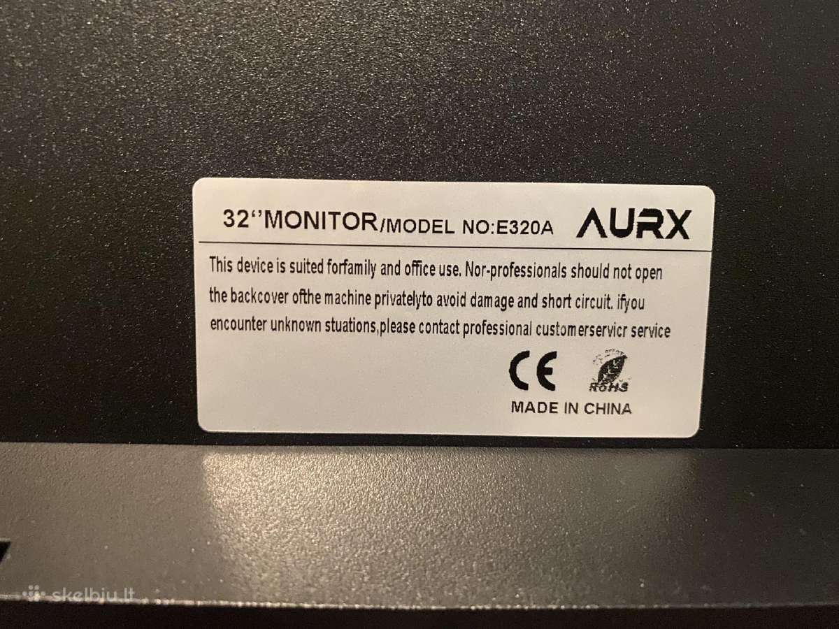 Aurx 32 4k Uhd monitorius - nuotraukos Nr. 5