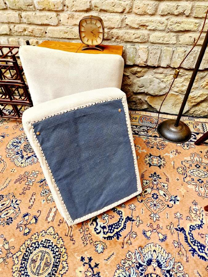 Vintažinis mid century bukmedžio masyvo fotelis - nuotraukos Nr. 19