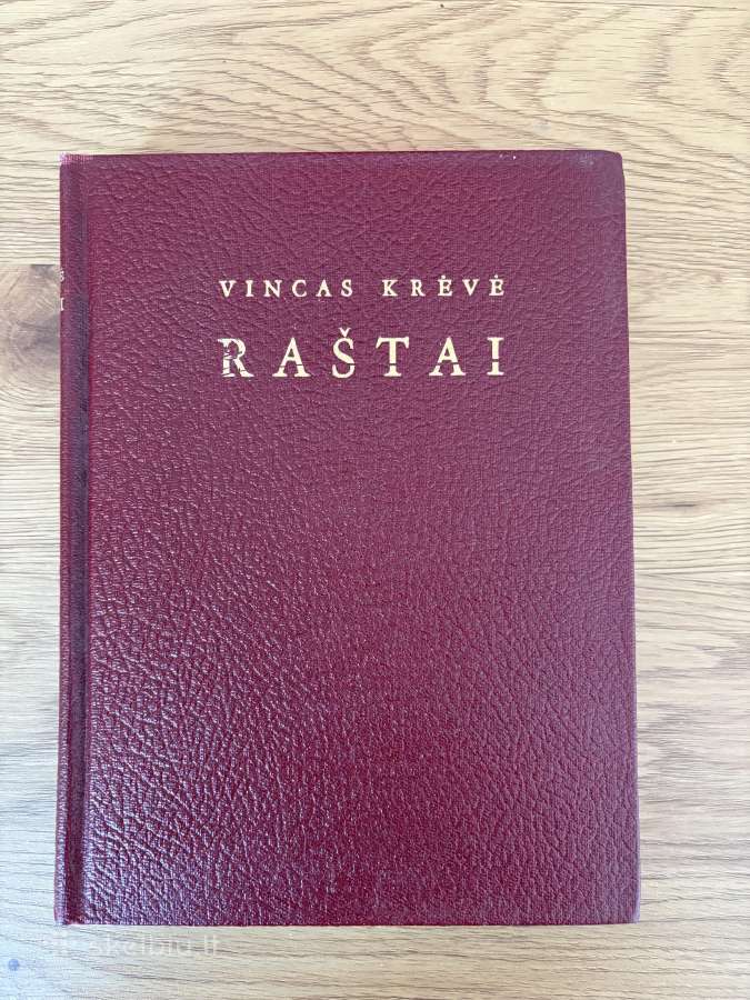 Vincas Krėvė, Raštai, 6 tomų rinkinys - nuotraukos Nr. 4