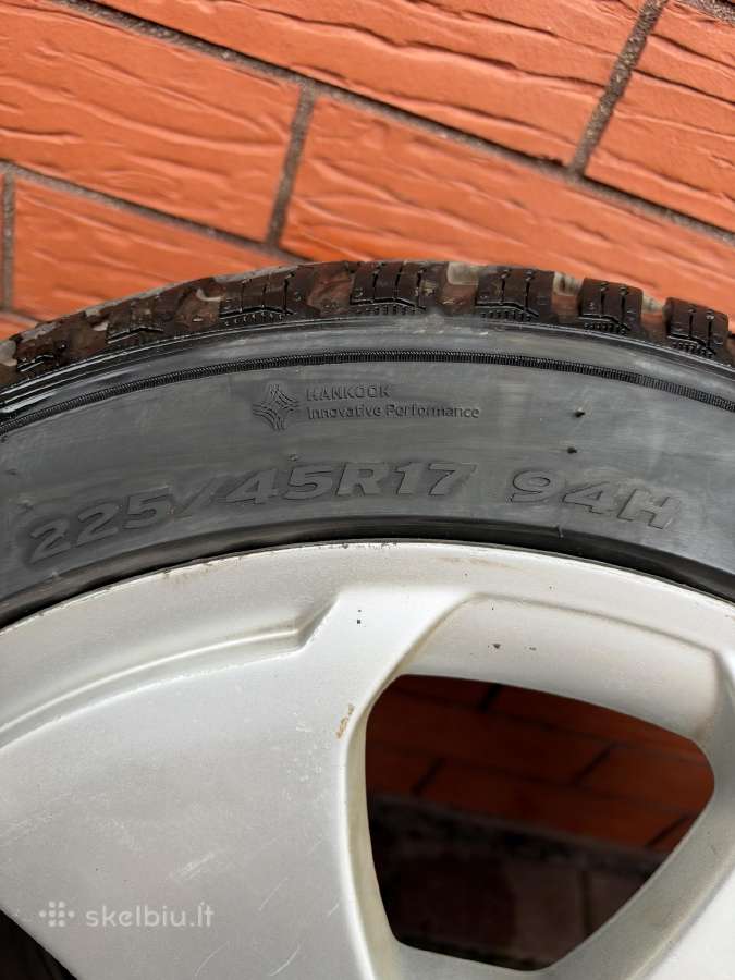 Žieminės padangos Hankook su Audi A3 ratlankiais. - nuotraukos Nr. 6