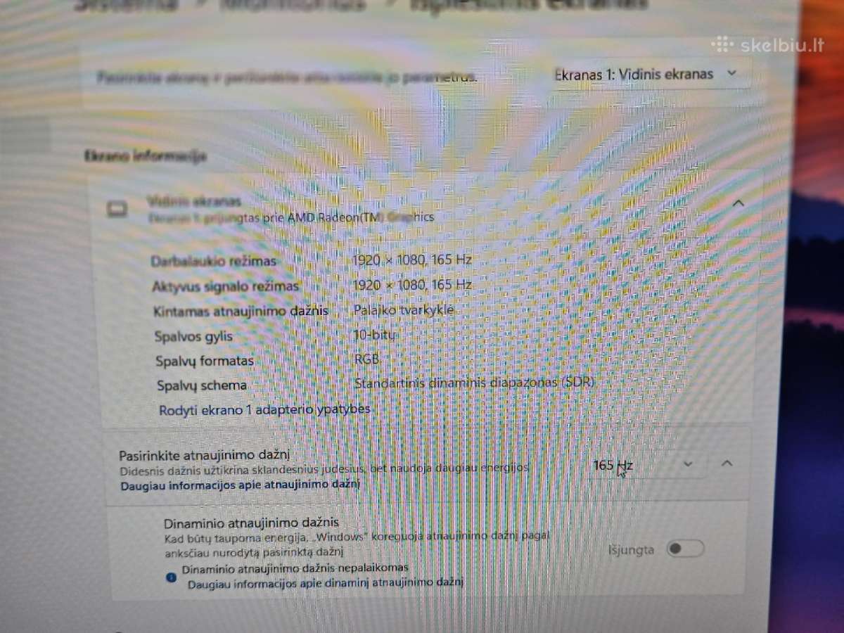 Lenovo Legion 5 R5/16gb/rtx3070/1.5tb/165hz - nuotraukos Nr. 5