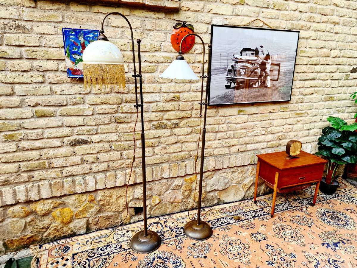 Vintažiniai mid century Art Nouveau toršerai. - nuotraukos Nr. 16