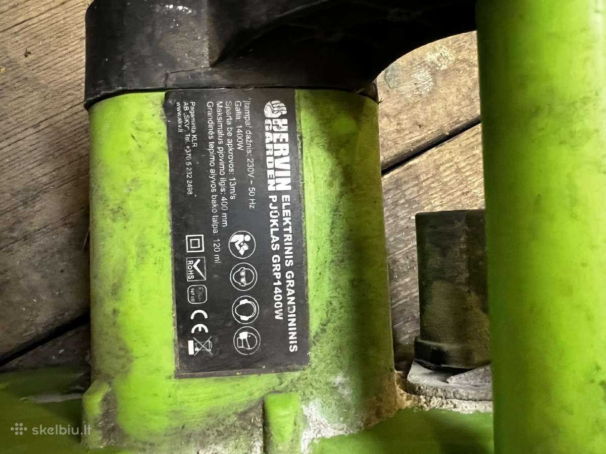 Hervin elektrinis grandininis pjūklas 1400 W - nuotraukos Nr. 2