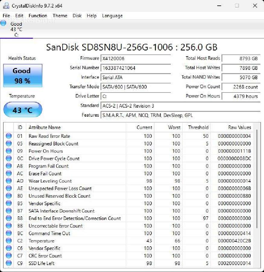M2 SSD 256gb - nuotraukos Nr. 2