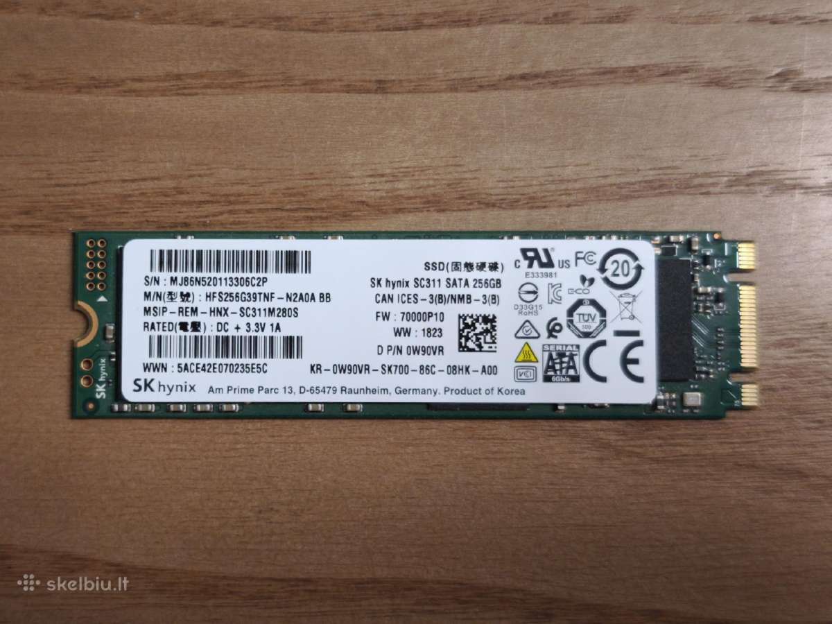 M2 SSD 256gb - nuotraukos Nr. 3