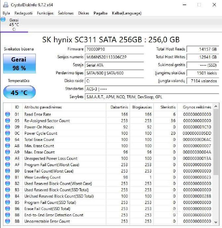 M2 SSD 256gb - nuotraukos Nr. 4