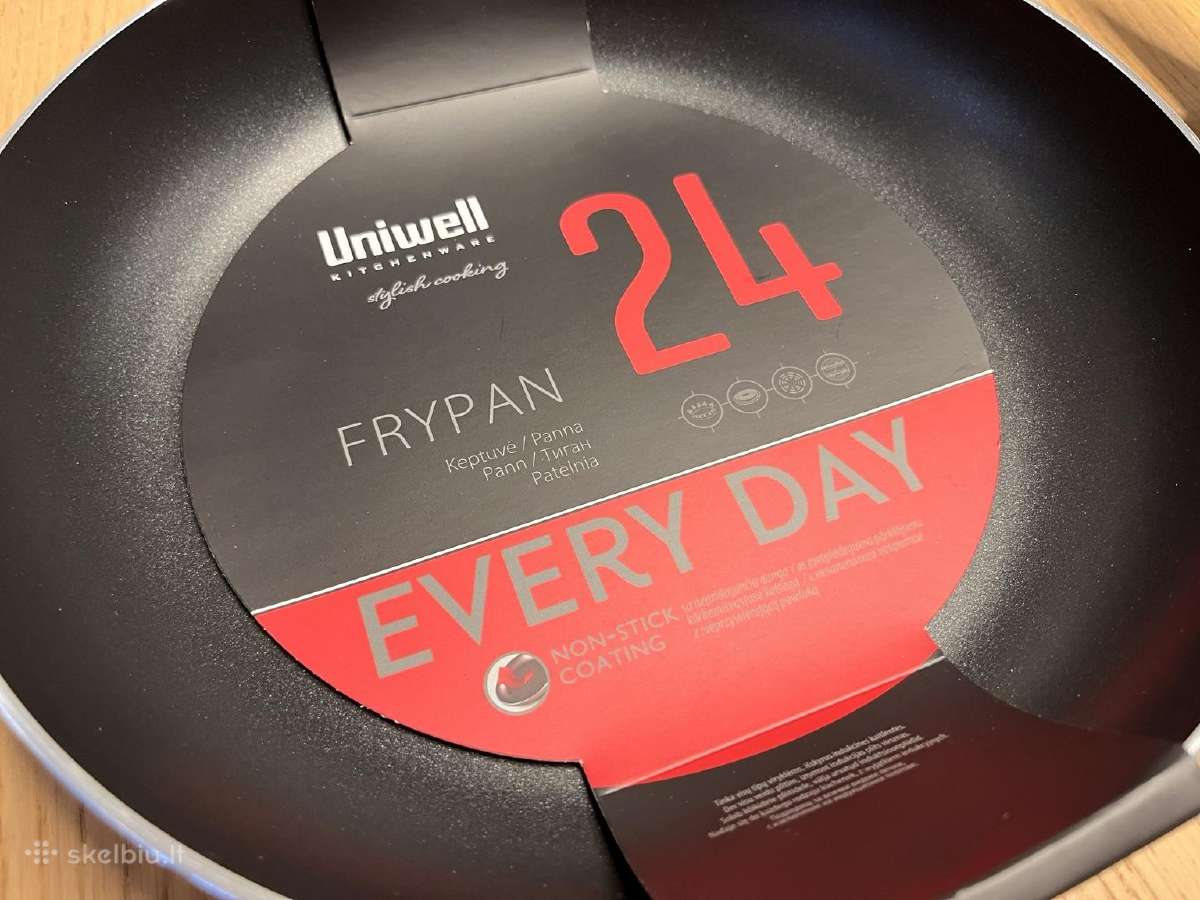 2 naujų Uniwell keptuvių rinkinys – 20 ir 24 cm - nuotraukos Nr. 2