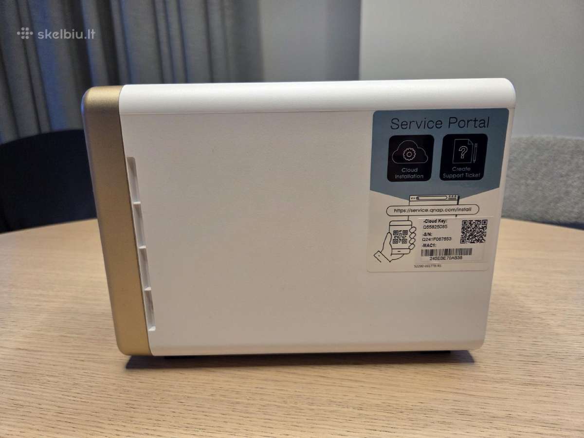 Qnap Ts-262-4G + 2x Red plus 6tb - nuotraukos Nr. 3