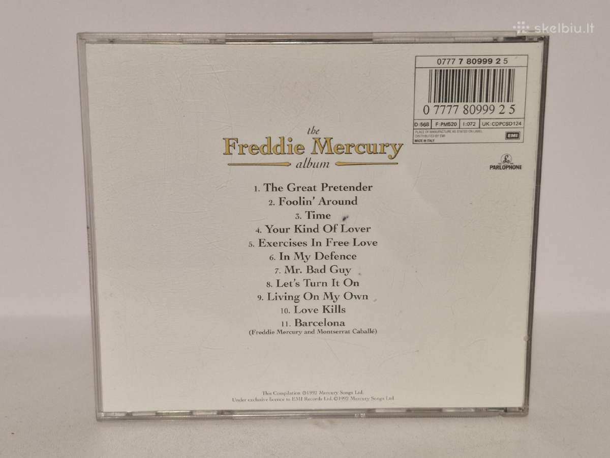 CD Freddie Mercury – The Freddie Mercury Album - nuotraukos Nr. 6