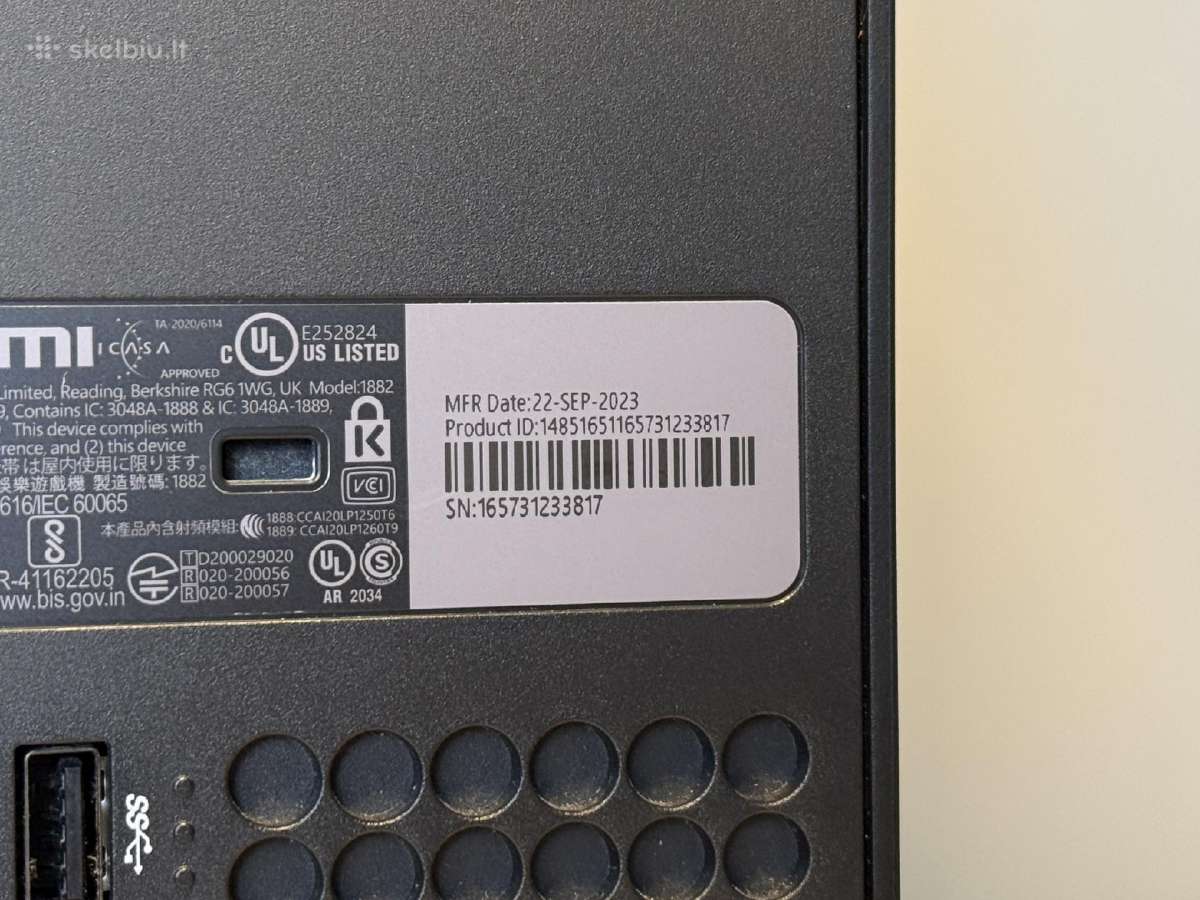 Xbox Series X 1tb, 2 Controllers, Fifa 20, Wwe2k19 - nuotraukos Nr. 8